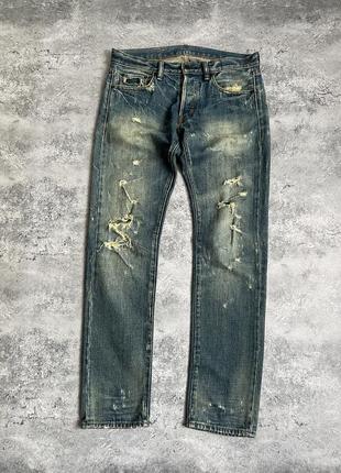 Джинси stone island cotton regular fit cargo pant black