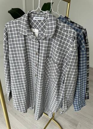 Сорочка в клітку, відмінна якість ❣️картата сорочка в клітинку,ирубашка в клетку