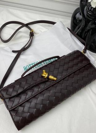 Сумка bottega veneta бордо