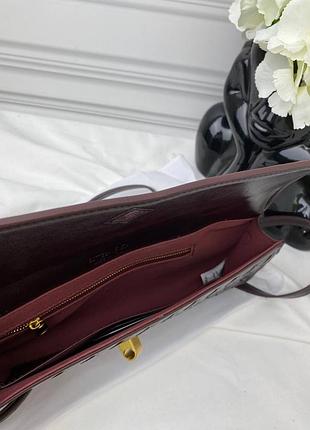 Сумка bottega veneta бордо
