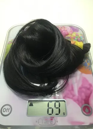 Волосся для нарощування темно каштанове