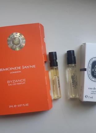 Фирменные мини/ormonde jayne byzance, diptyque l'ombre dan's leau