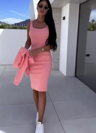 Сукня жіноча довга міді повсякденна з рукавом класична осіння на осінь демісезонна...