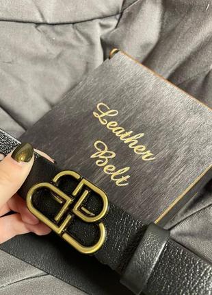 Ремінь жіночий 3см турція шкіра + коробка, ремінь з натуральної шкіри в стилі balenciaga баленсьяга туреччина пояс в стилі баленсиага