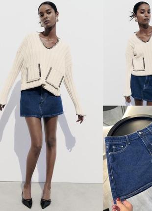 Джинсова спідниця від зара