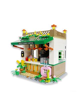 Дитячий конструктор деталізований loz десертний будиночок 643 елементів fc2033