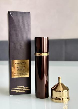 Атомайзер (кофр) tom ford том форд оригінал 10мл новий коричневий колір з золотом 1шт