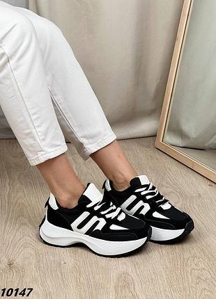 Кросівки кеди на білій підошві