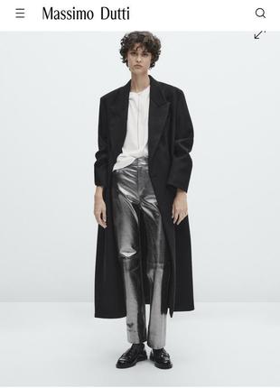 Шкіряні штани massimo dutti