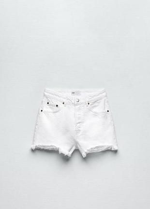 Zara шорты джинсовые3 фото