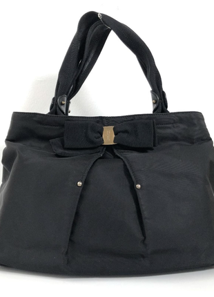 Сумочка зі шкіряною нейлоновою стрічкою autre marque salvatore ferragamo
