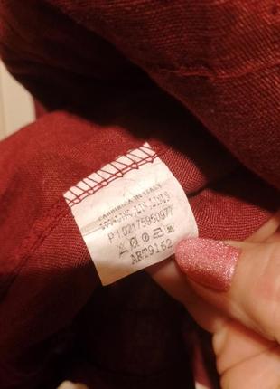 Итальянская льняная туника, блуза в стиле бохо5 фото