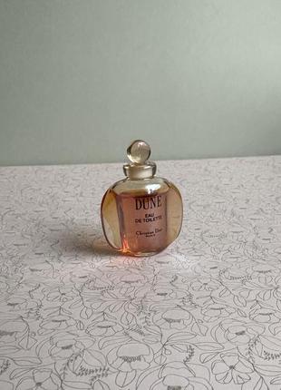 Dune christian dior туалетная вода оригинал винтаж миниатюра