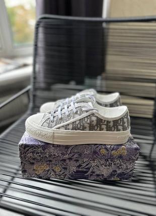 Кроссовки в стиле dior b23 low logo grey