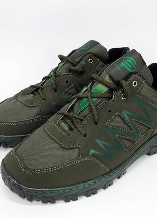 Ботинки мужские. кроссовки для зимних прогулок, высокие кроссовки термо. цвет: зеленый