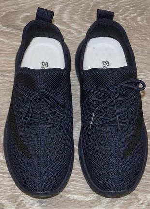 Кросівки ізі текстильні сині3 фото