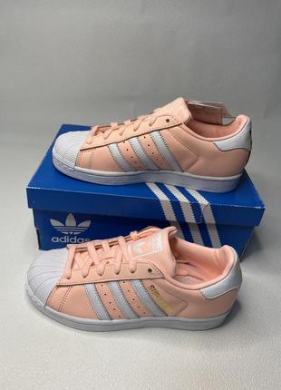 Кросівки фірмові шкіряні adidas superstar
