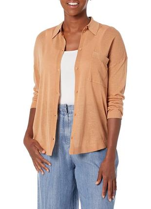 Женский вязаный прозрачный кардиган armani exchange