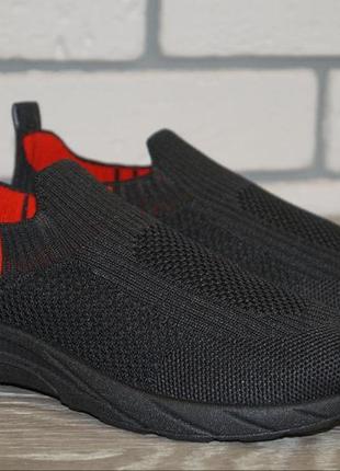 Кросівки дитячі текстильні чорні2 фото