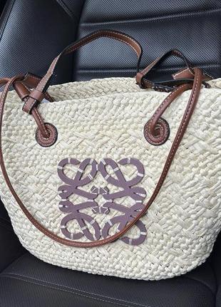 Сумка соломяна loewe