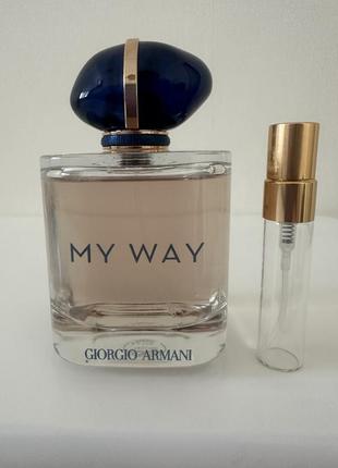 Парфюмированная вода my way giorgio armani распив. оригинал.
