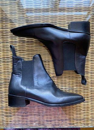 Кожаные ботинки челси lorette made in italy оригинал новые