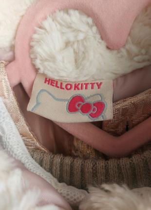 Мягкий новый плюшевый плащ для девочек от hello kitty 😺6 фото