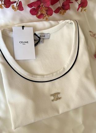 Біла майка celine