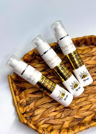 Солнцезащитный крем для лица spf 50+/pa+++ от top beauty☀️