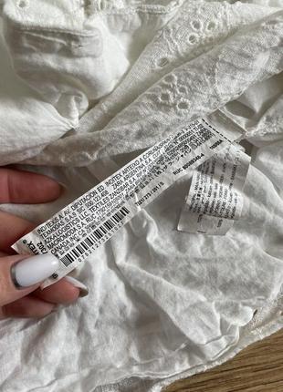 Мини-юбка с вышивкой цветочной из прошвы zara размер s9 фото