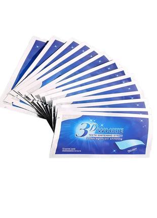 Відбілювальні смужки для зубів поштучно smilekit 3d white teeth w