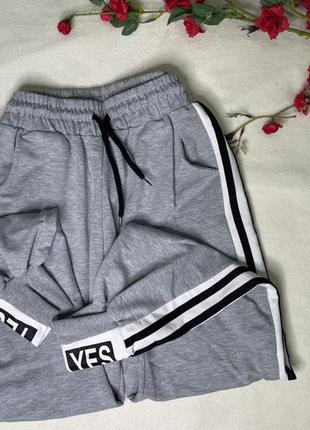 Серые спортивные штаны