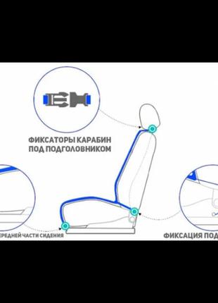 Накидка чохол на сидіння автомобіля з алькантари (еко-замша) широка чорна з білою прошивкою lux 1 шт8 фото