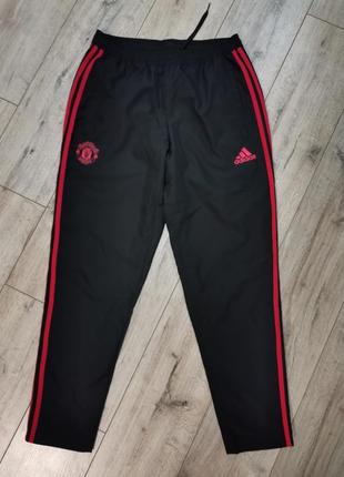 Manchester united adidas мужские спортивные штаны брюки манчестер юнайтед