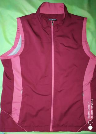 Спортивная жилетка ветровка безрукавка  - adidas - climaproof wind - l-ка