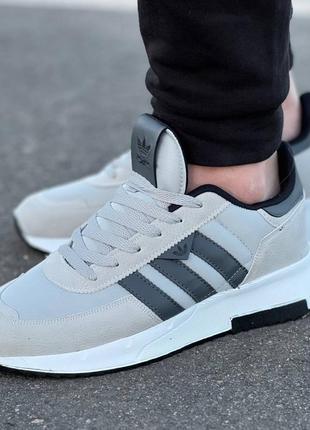 Чоловічі кросівки adidas running grey3 фото