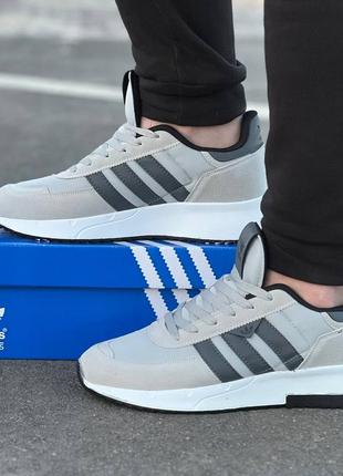 Чоловічі кросівки adidas running grey4 фото