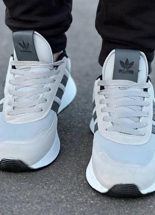 Чоловічі кросівки adidas running grey7 фото