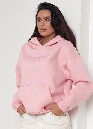 Женское oversize худи на флисе
