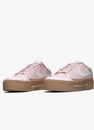 Nike wmns court legacy lift 'light soft pink'2 фото