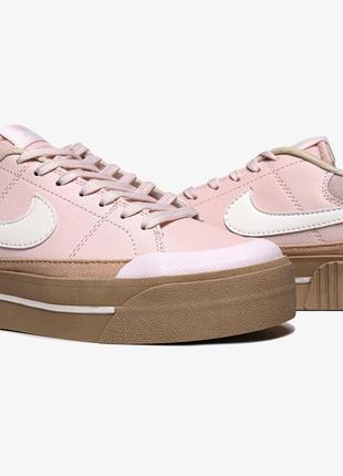 Nike wmns court legacy lift 'light soft pink'4 фото