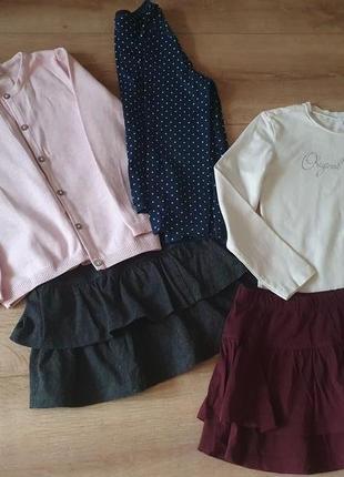 Набором юбки, кардиган, регланы h&amp;m,waikiki