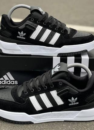 Мужские кроссовки adidas forum black4 фото