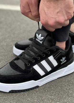 Мужские кроссовки adidas forum black2 фото