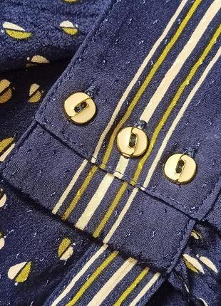 Стильная блуза king louie  с органическим принтом из 100% вискозы6 фото