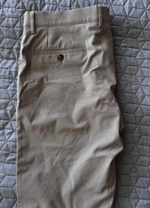 Світлі чоловічі штани класичні3 фото