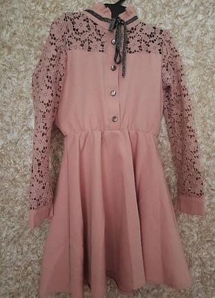 Платье с фатином 2