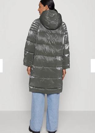 Курточка пуховик хакі армані