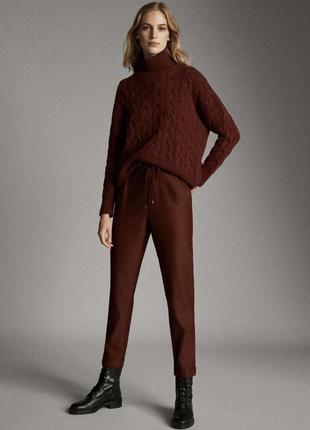 Брюки джогери massimo dutti