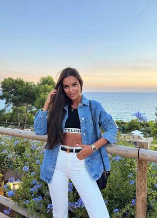 Стильна джинсова сорочка zara